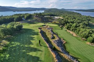Belgrade Lakes 18th Tree Aerial